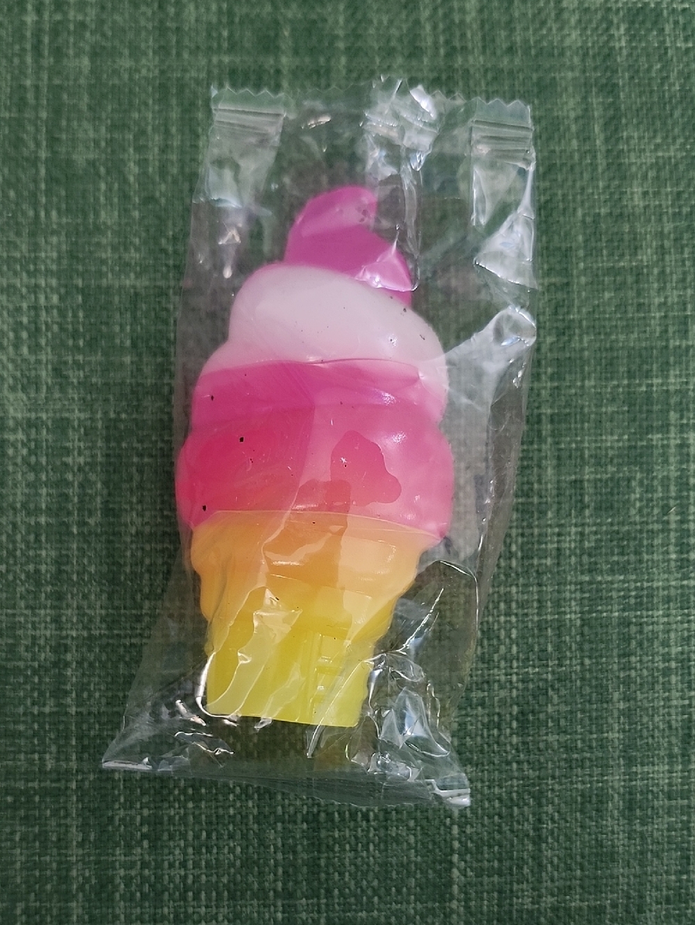 Pink White Yellow Ice Cream Squishy Toy - Kids Toys